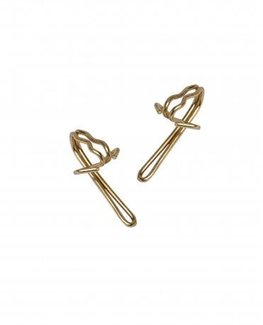 Brass Metal Curtain Hook - Pack of 20