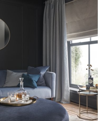Studio G Renzo Semi-Plain Velvet Curtains M2M