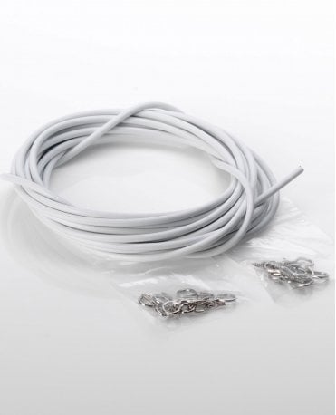 Loose Net Wire 5mtr Value Pack with Hooks & Eyes