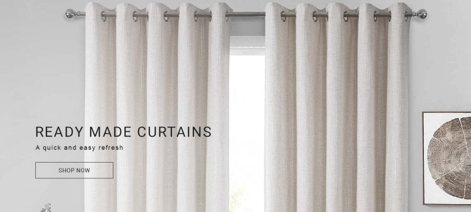 Shop ready made curtains