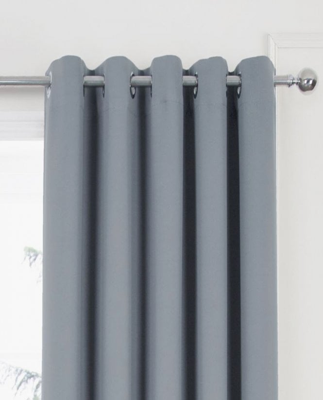 Woven Eyelet Blockout Curtains
